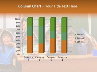 Lecture Girls Faces PowerPoint Template