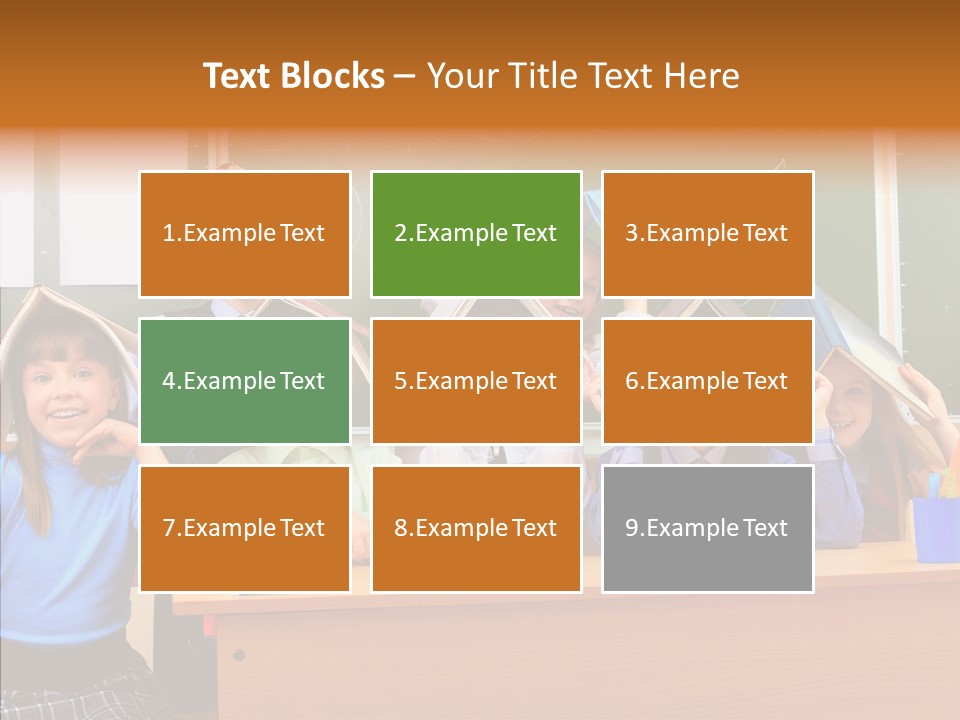 Lecture Girls Faces PowerPoint Template