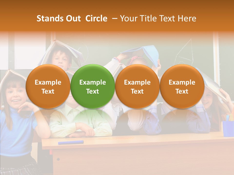 Lecture Girls Faces PowerPoint Template