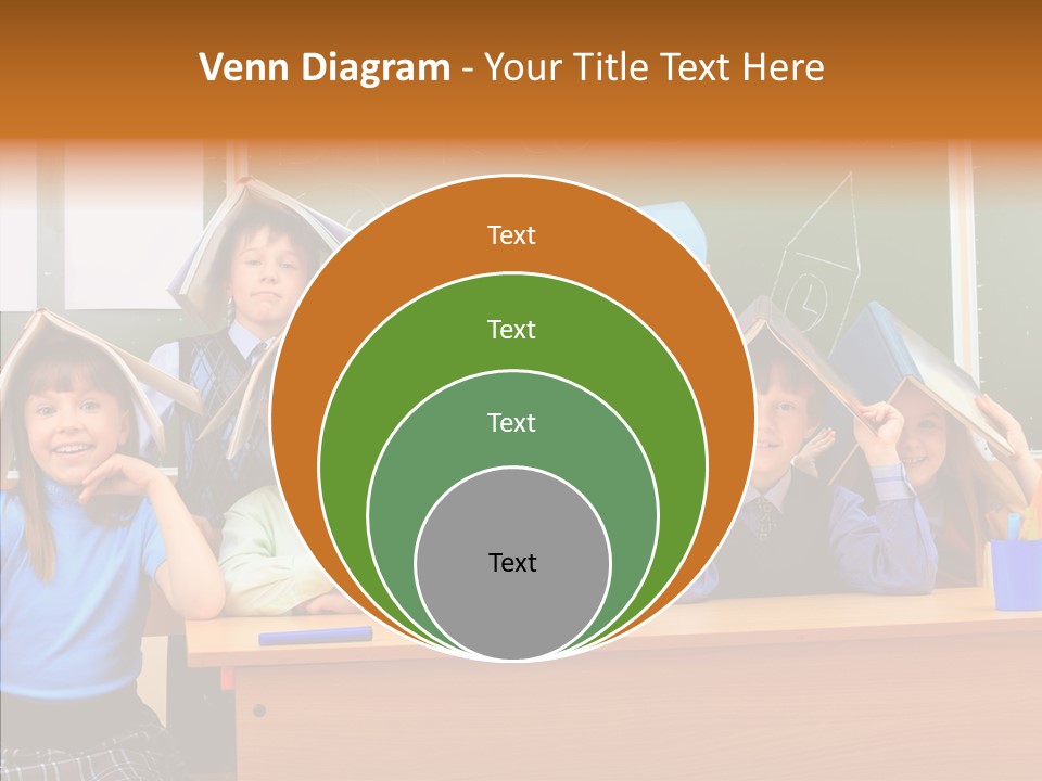Lecture Girls Faces PowerPoint Template