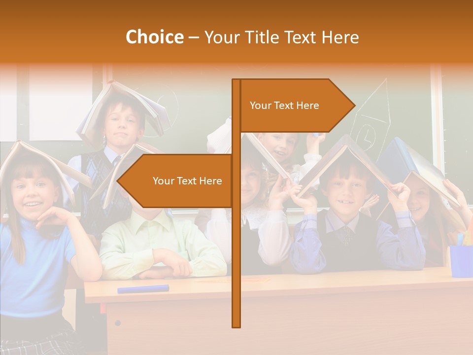 Lecture Girls Faces PowerPoint Template