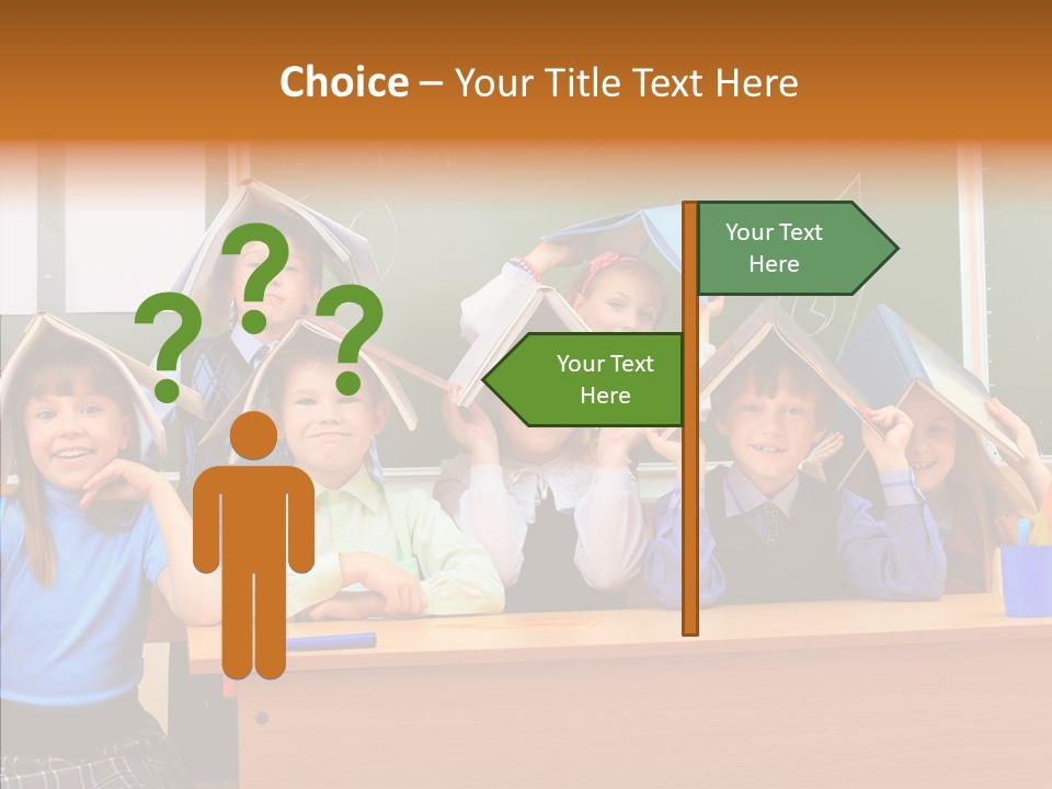 Lecture Girls Faces PowerPoint Template