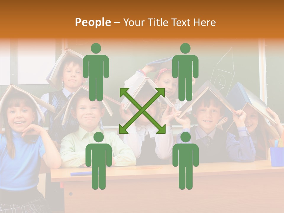 Lecture Girls Faces PowerPoint Template