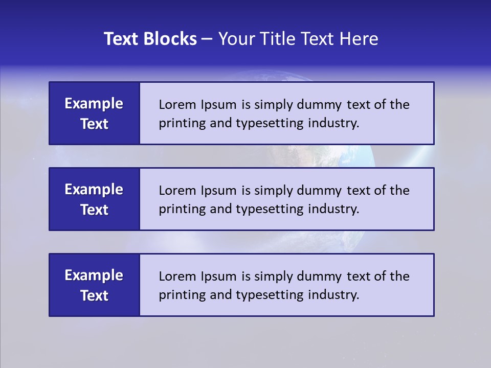 Art Earth Dust PowerPoint Template