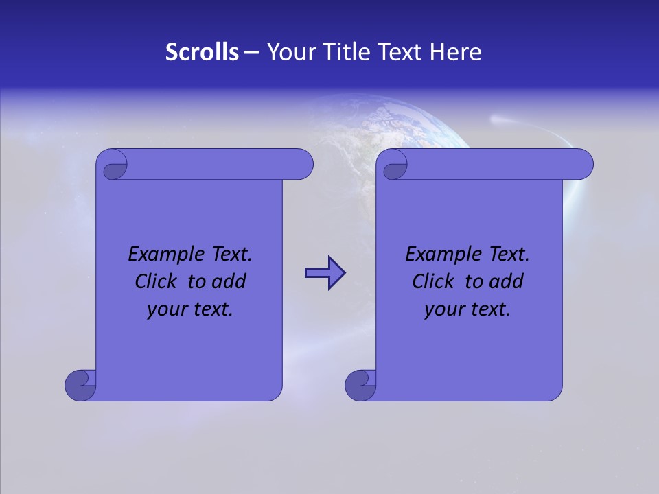 Art Earth Dust PowerPoint Template