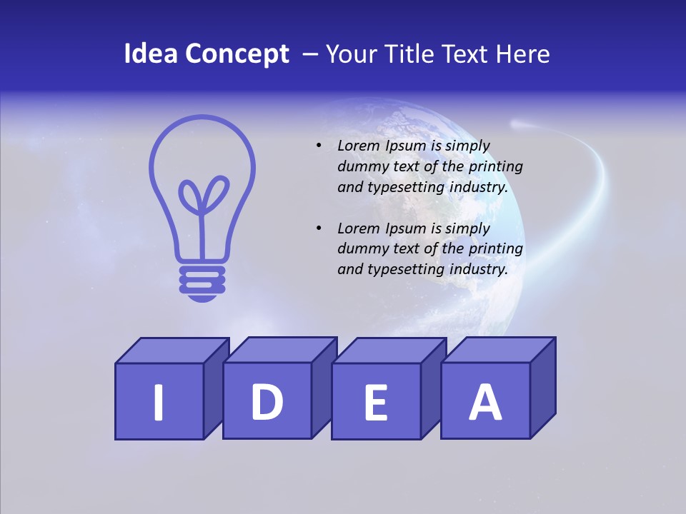 Art Earth Dust PowerPoint Template