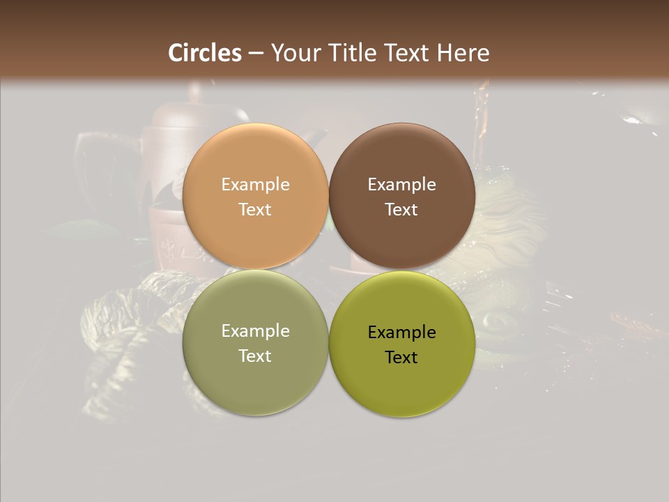 Clay Leaf Close Up PowerPoint Template