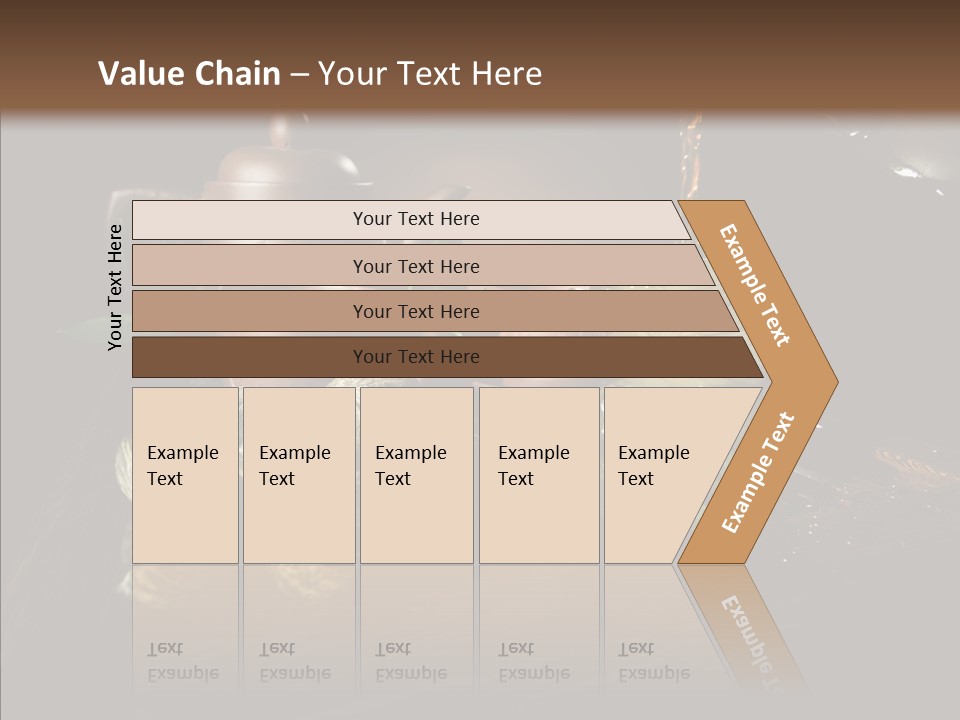 Clay Leaf Close Up PowerPoint Template