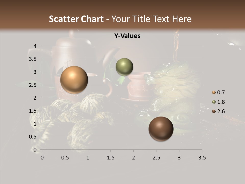 Clay Leaf Close Up PowerPoint Template