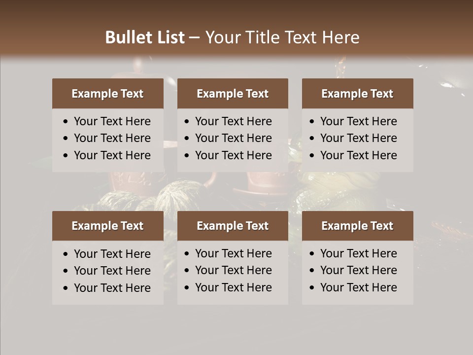 Clay Leaf Close Up PowerPoint Template