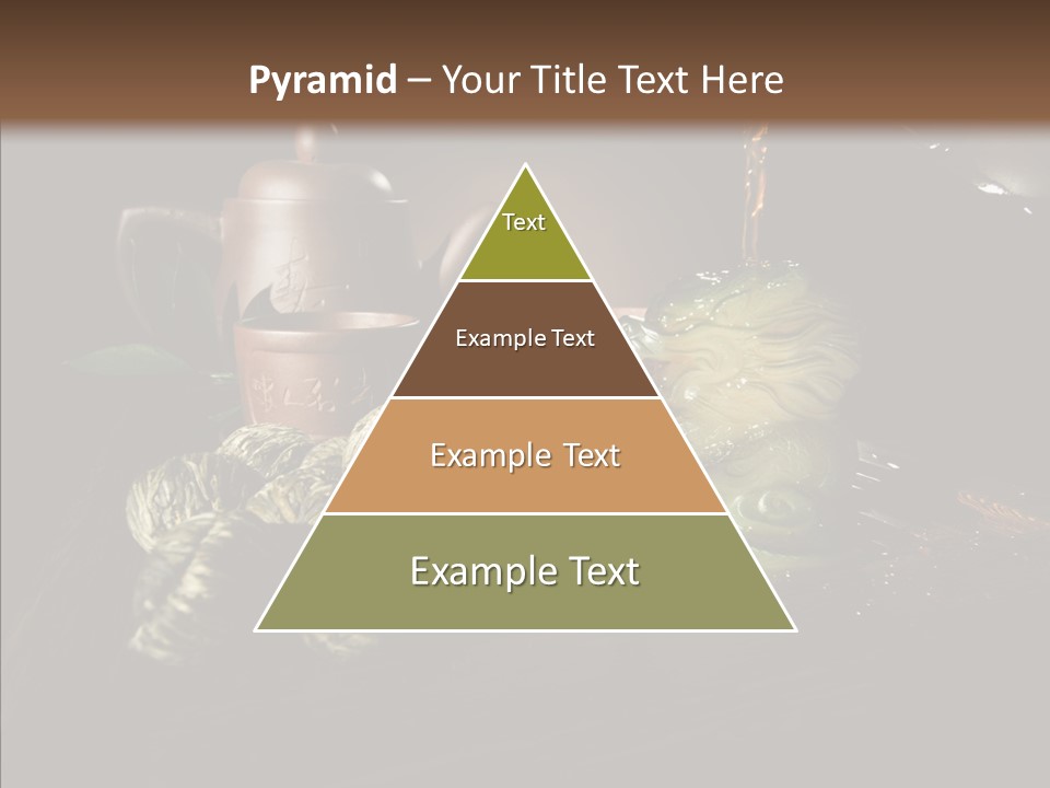 Clay Leaf Close Up PowerPoint Template