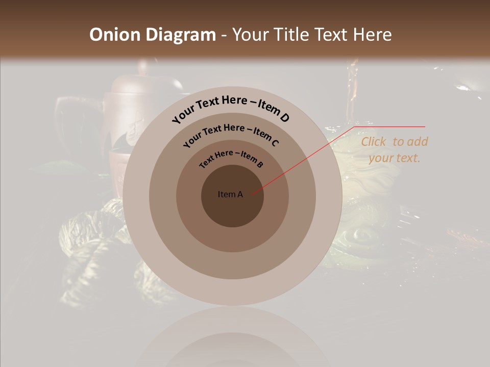 Clay Leaf Close Up PowerPoint Template