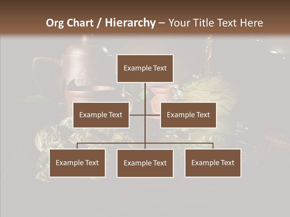 Clay Leaf Close Up PowerPoint Template