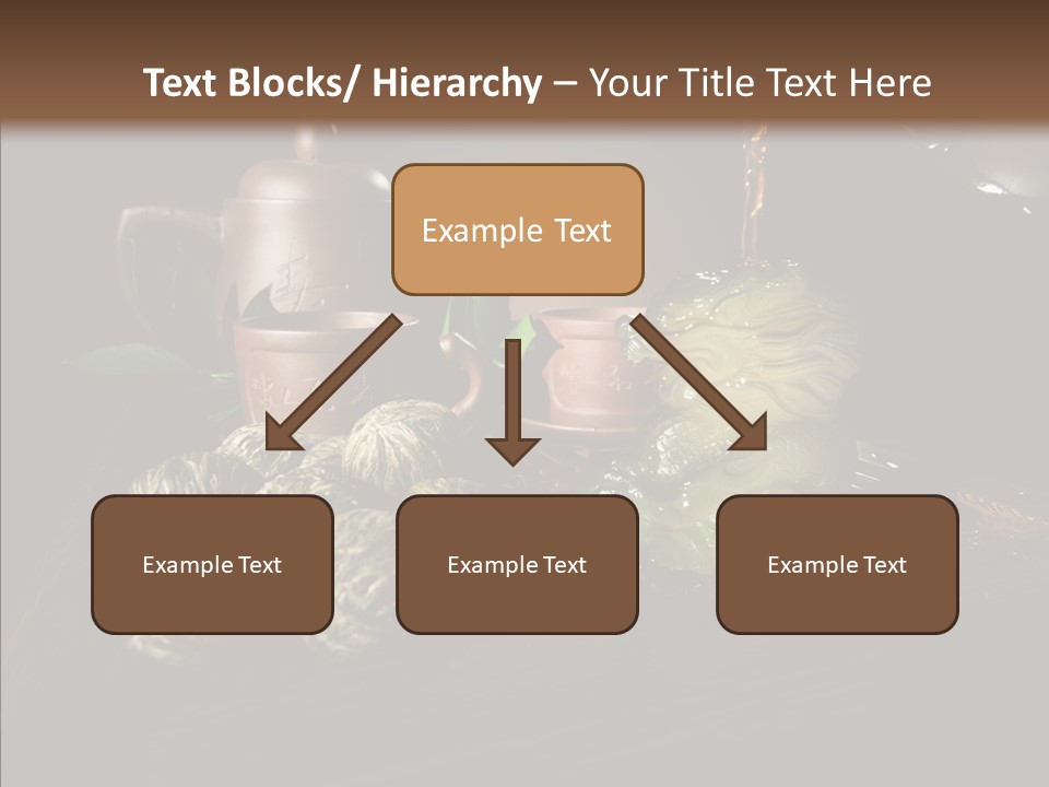 Clay Leaf Close Up PowerPoint Template