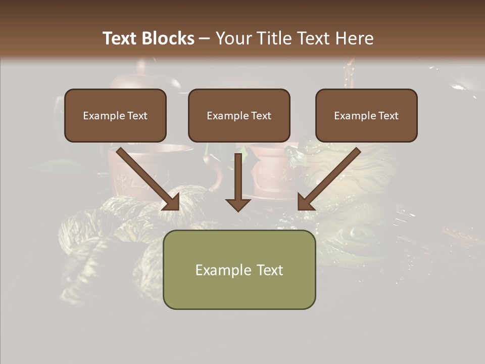 Clay Leaf Close Up PowerPoint Template
