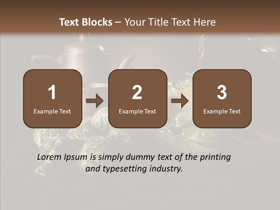 Clay Leaf Close Up PowerPoint Template