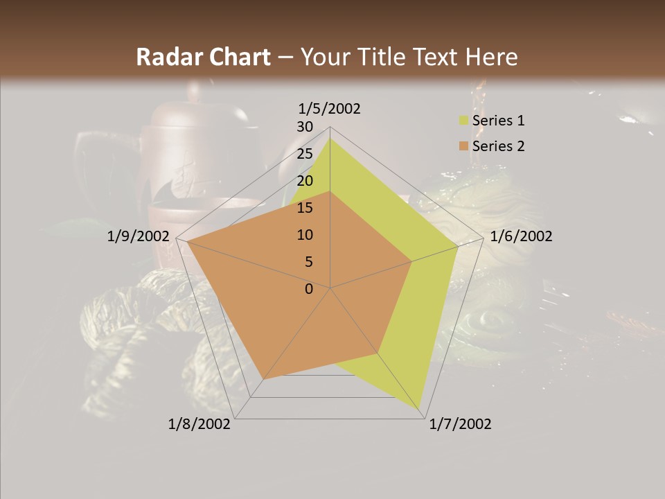 Clay Leaf Close Up PowerPoint Template