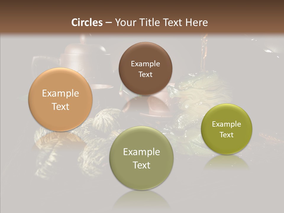 Clay Leaf Close Up PowerPoint Template
