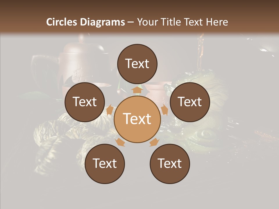 Clay Leaf Close Up PowerPoint Template