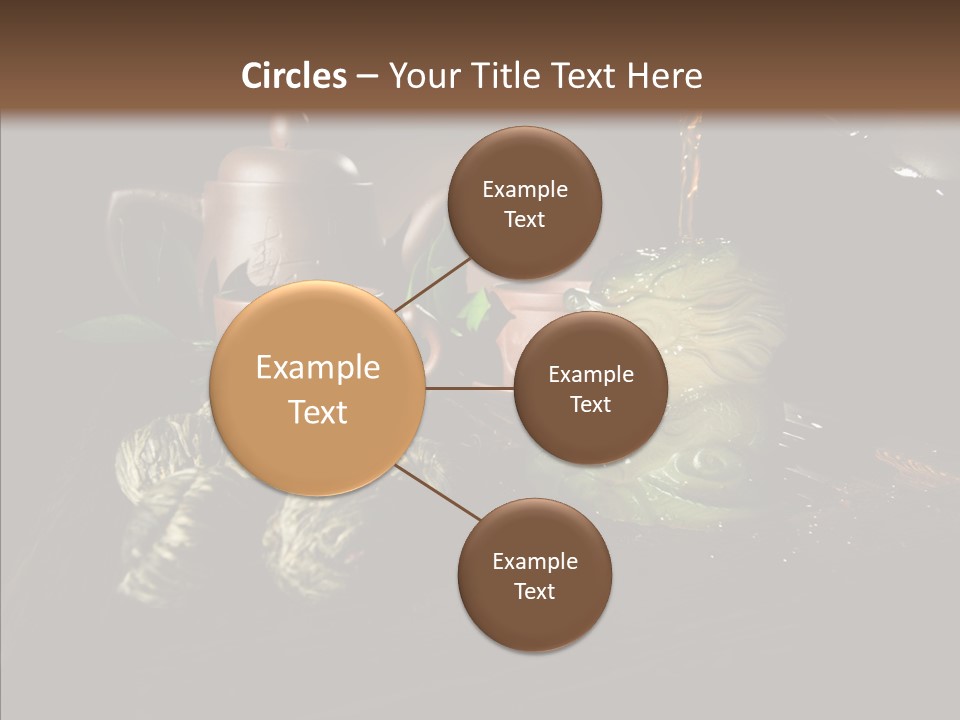 Clay Leaf Close Up PowerPoint Template