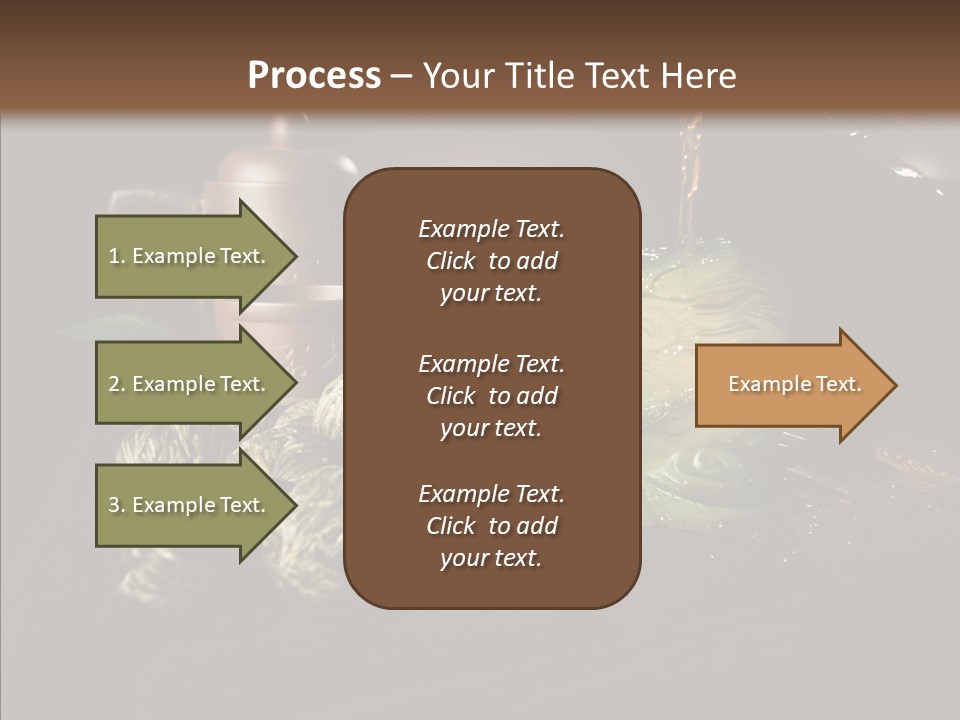Clay Leaf Close Up PowerPoint Template