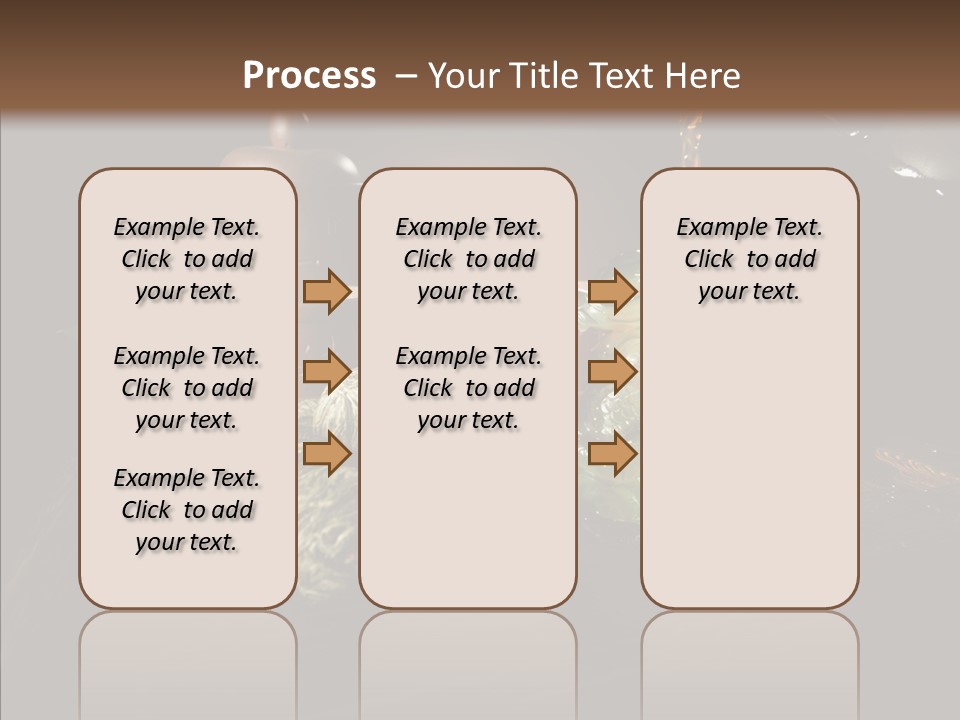 Clay Leaf Close Up PowerPoint Template