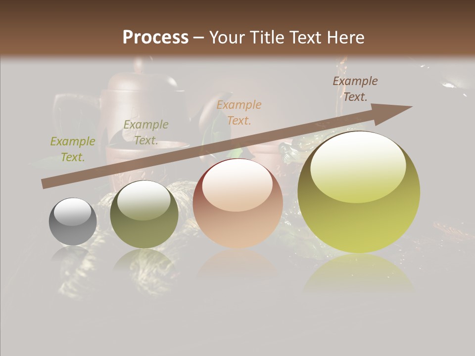 Clay Leaf Close Up PowerPoint Template