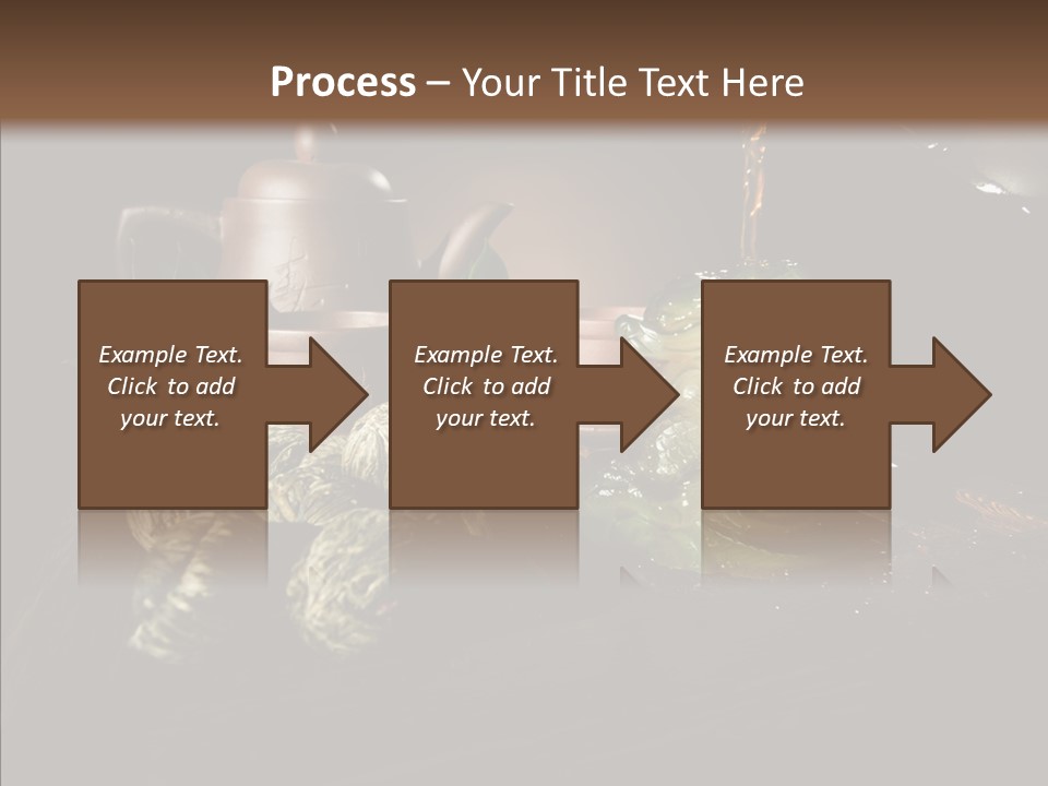 Clay Leaf Close Up PowerPoint Template