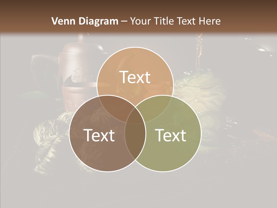 Clay Leaf Close Up PowerPoint Template