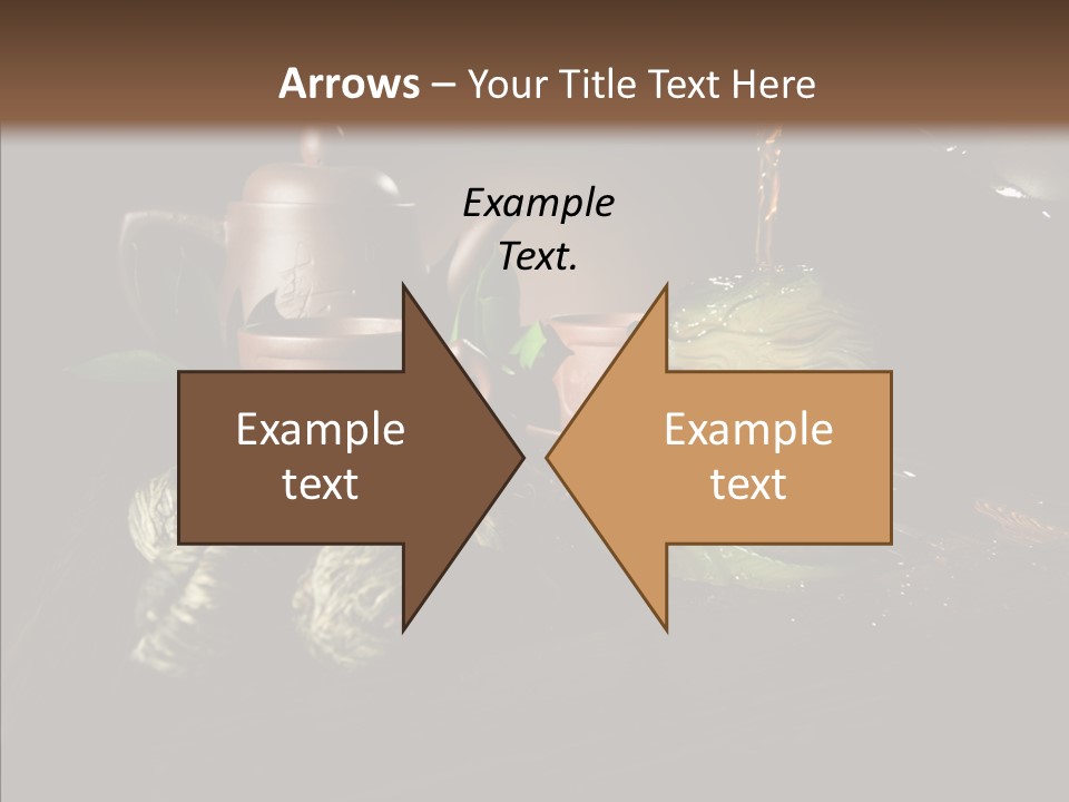 Clay Leaf Close Up PowerPoint Template