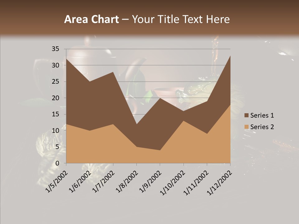 Clay Leaf Close Up PowerPoint Template