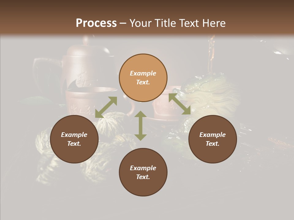 Clay Leaf Close Up PowerPoint Template