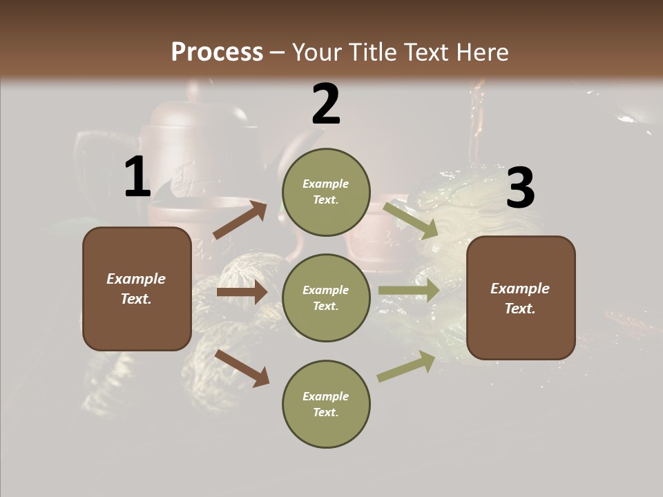Clay Leaf Close Up PowerPoint Template