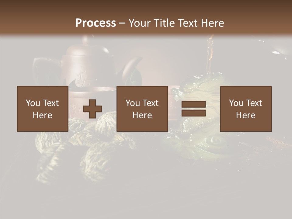 Clay Leaf Close Up PowerPoint Template