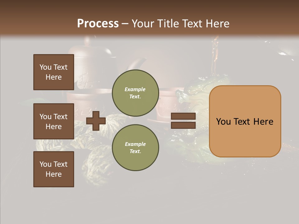 Clay Leaf Close Up PowerPoint Template