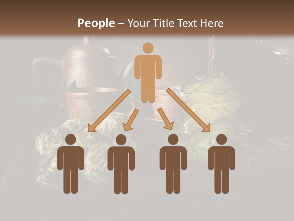 Clay Leaf Close Up PowerPoint Template