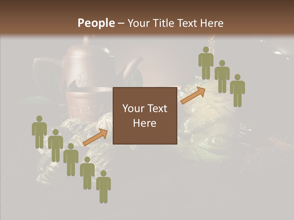 Clay Leaf Close Up PowerPoint Template