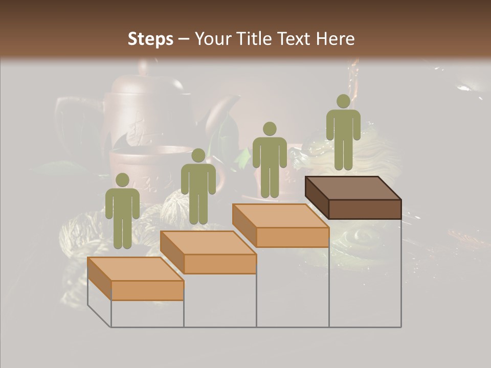 Clay Leaf Close Up PowerPoint Template