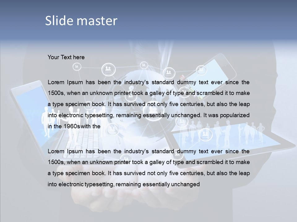 Monitor Web Digital PowerPoint Template