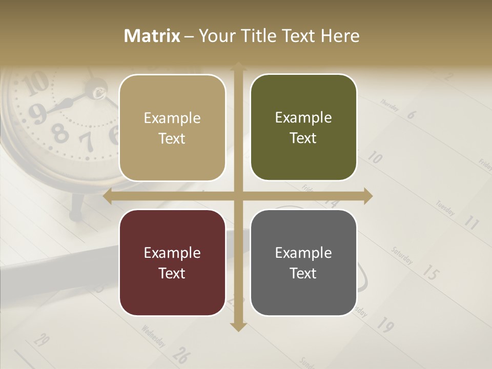 Scratch Urgent Calendar PowerPoint Template