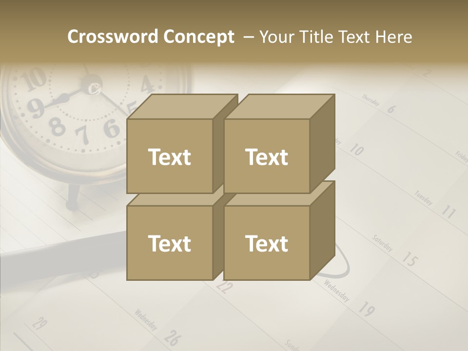 Scratch Urgent Calendar PowerPoint Template
