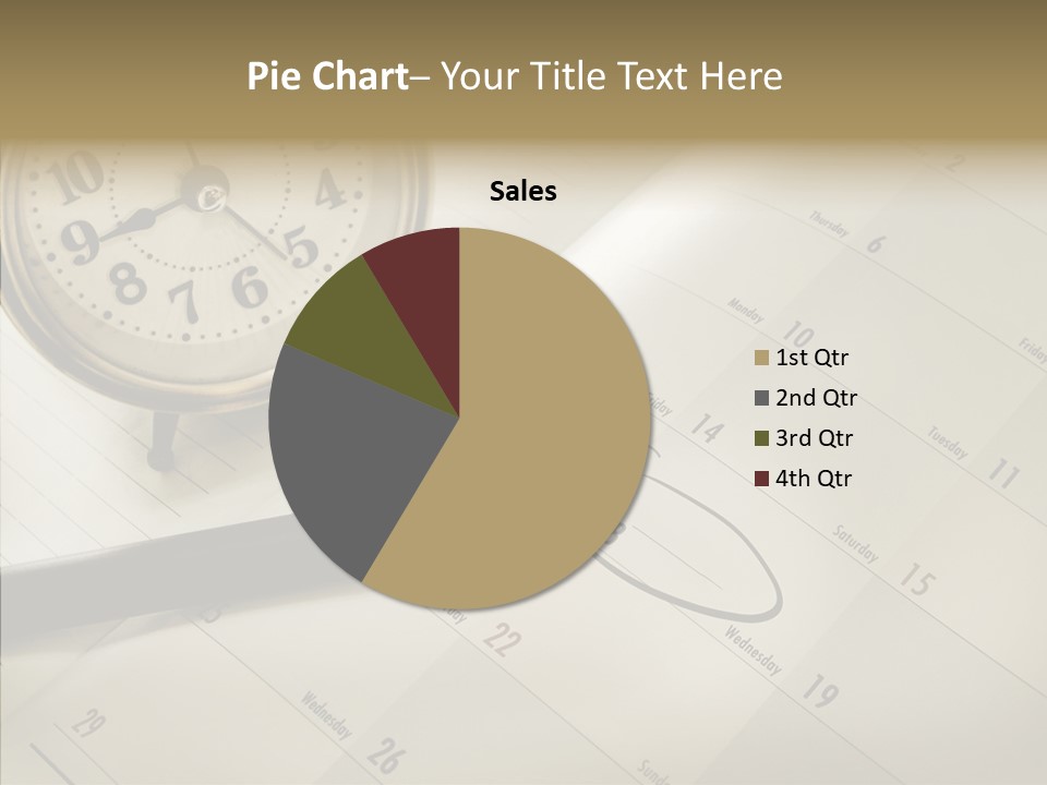 Scratch Urgent Calendar PowerPoint Template