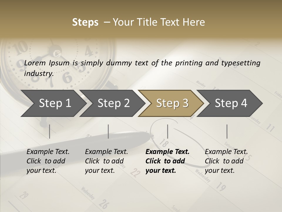 Scratch Urgent Calendar PowerPoint Template