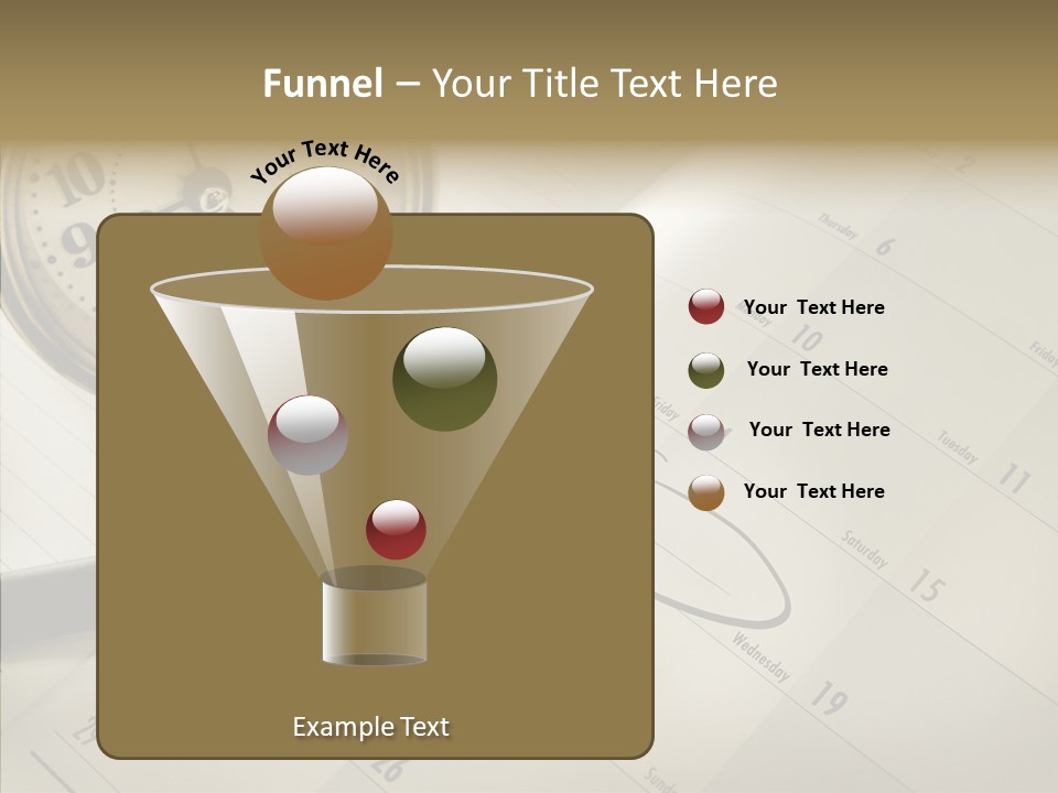 Scratch Urgent Calendar PowerPoint Template