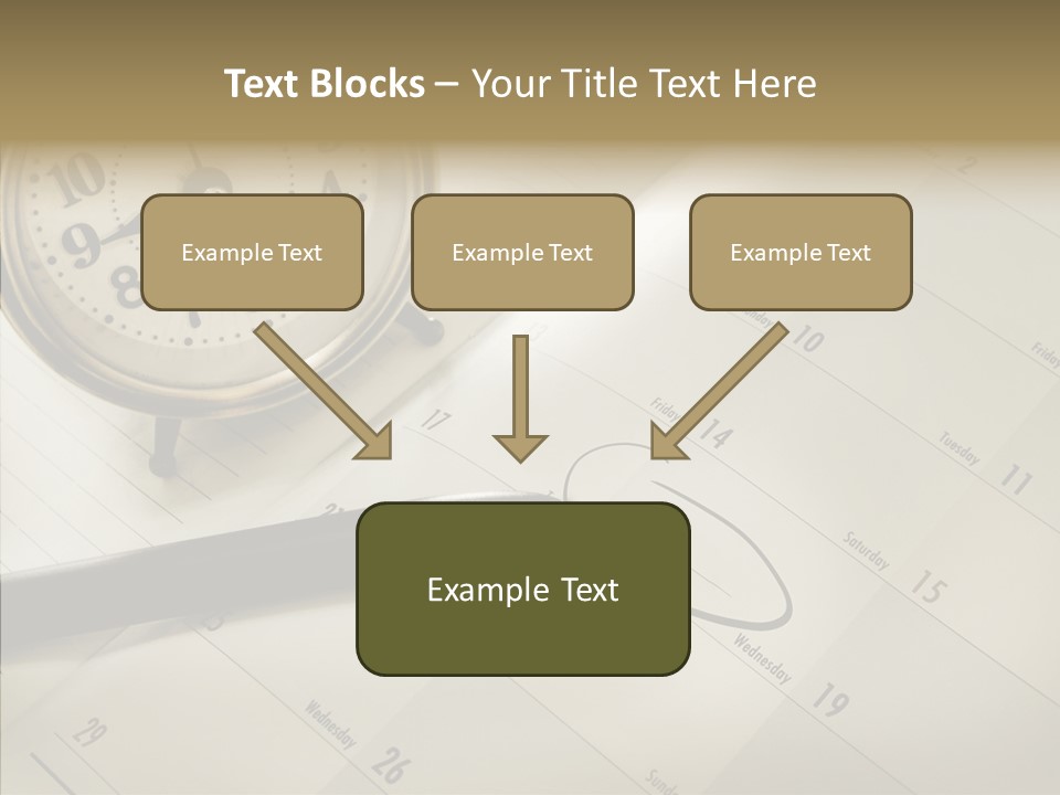 Scratch Urgent Calendar PowerPoint Template