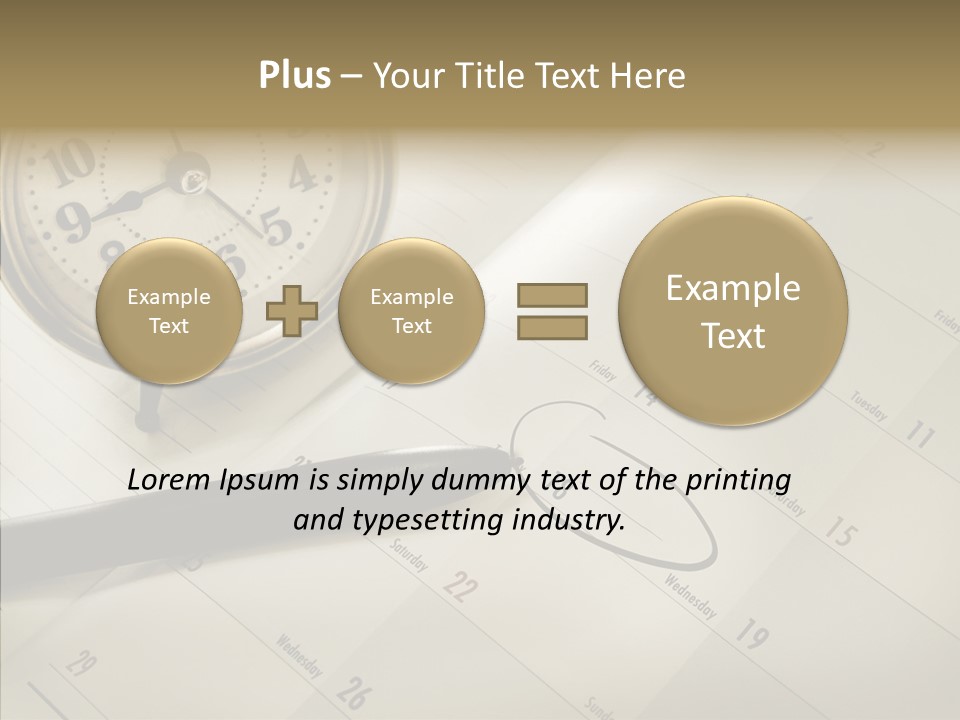 Scratch Urgent Calendar PowerPoint Template