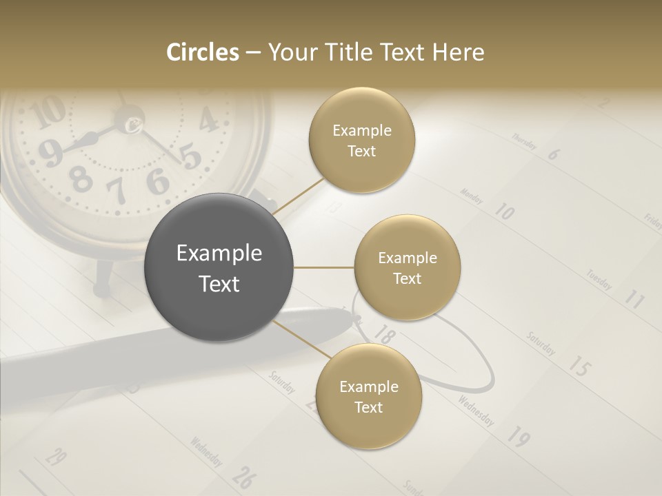 Scratch Urgent Calendar PowerPoint Template