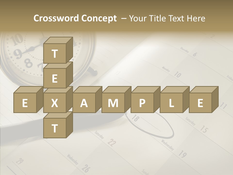 Scratch Urgent Calendar PowerPoint Template
