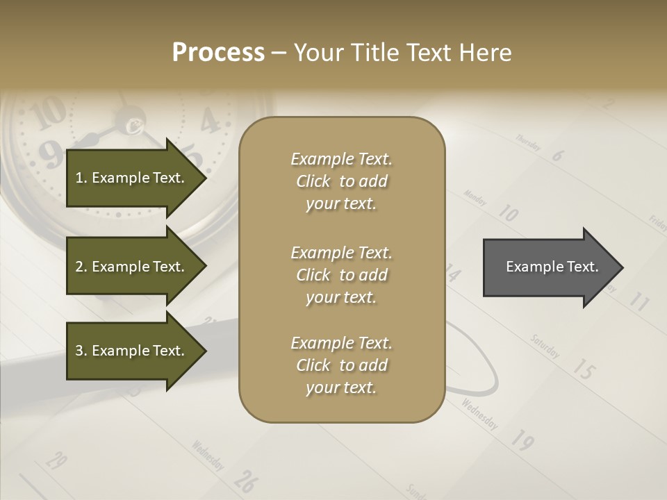 Scratch Urgent Calendar PowerPoint Template