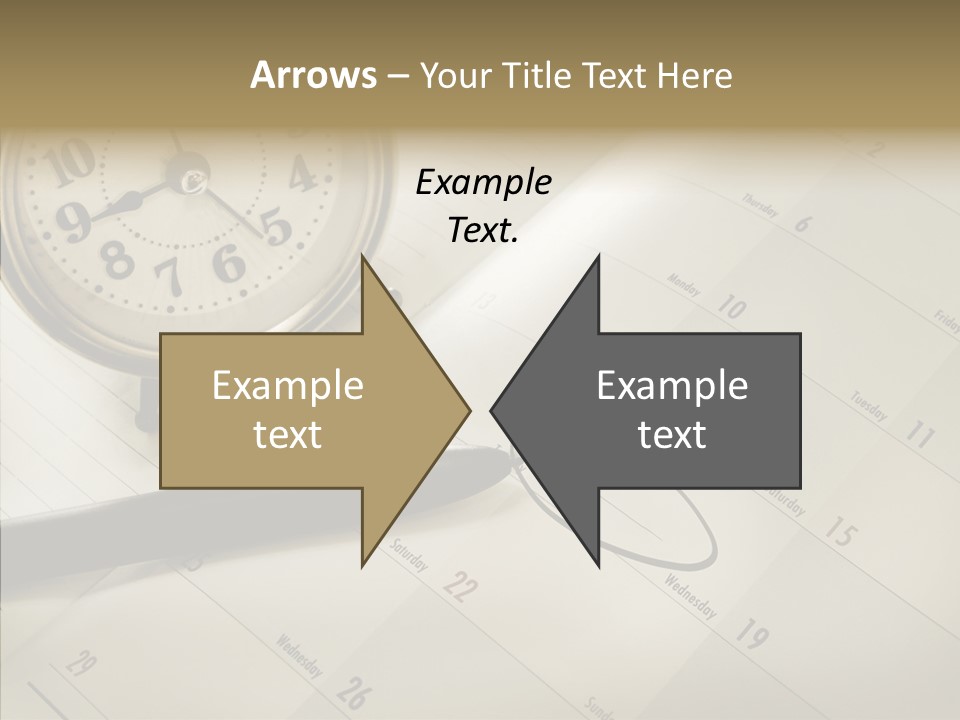 Scratch Urgent Calendar PowerPoint Template